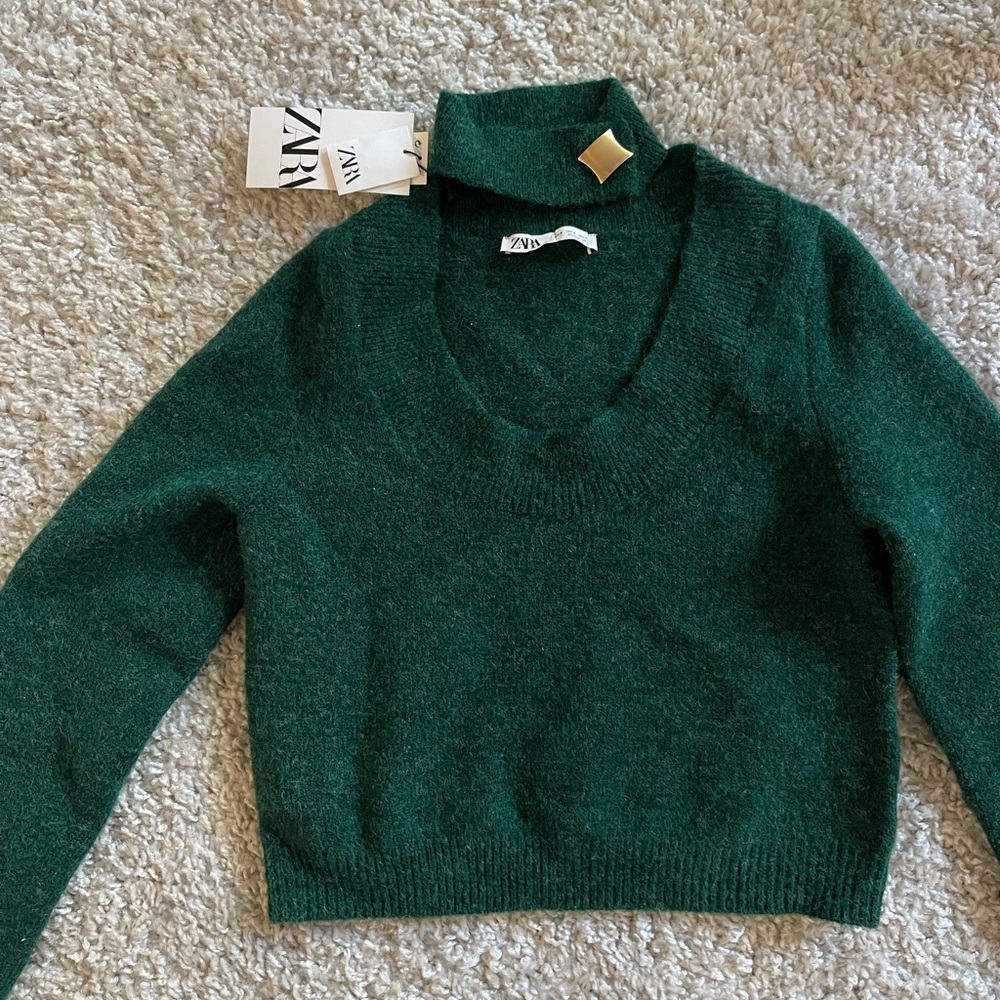 NWT Zara cutout sweater